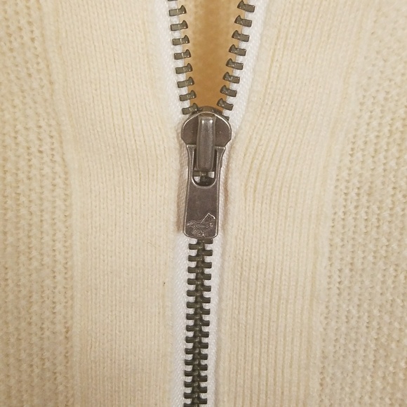 Faconnable Wool & Cashmere Zip Up Cardigan Size L - Picture 5 of 7